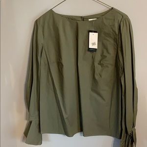 Olive green blouse